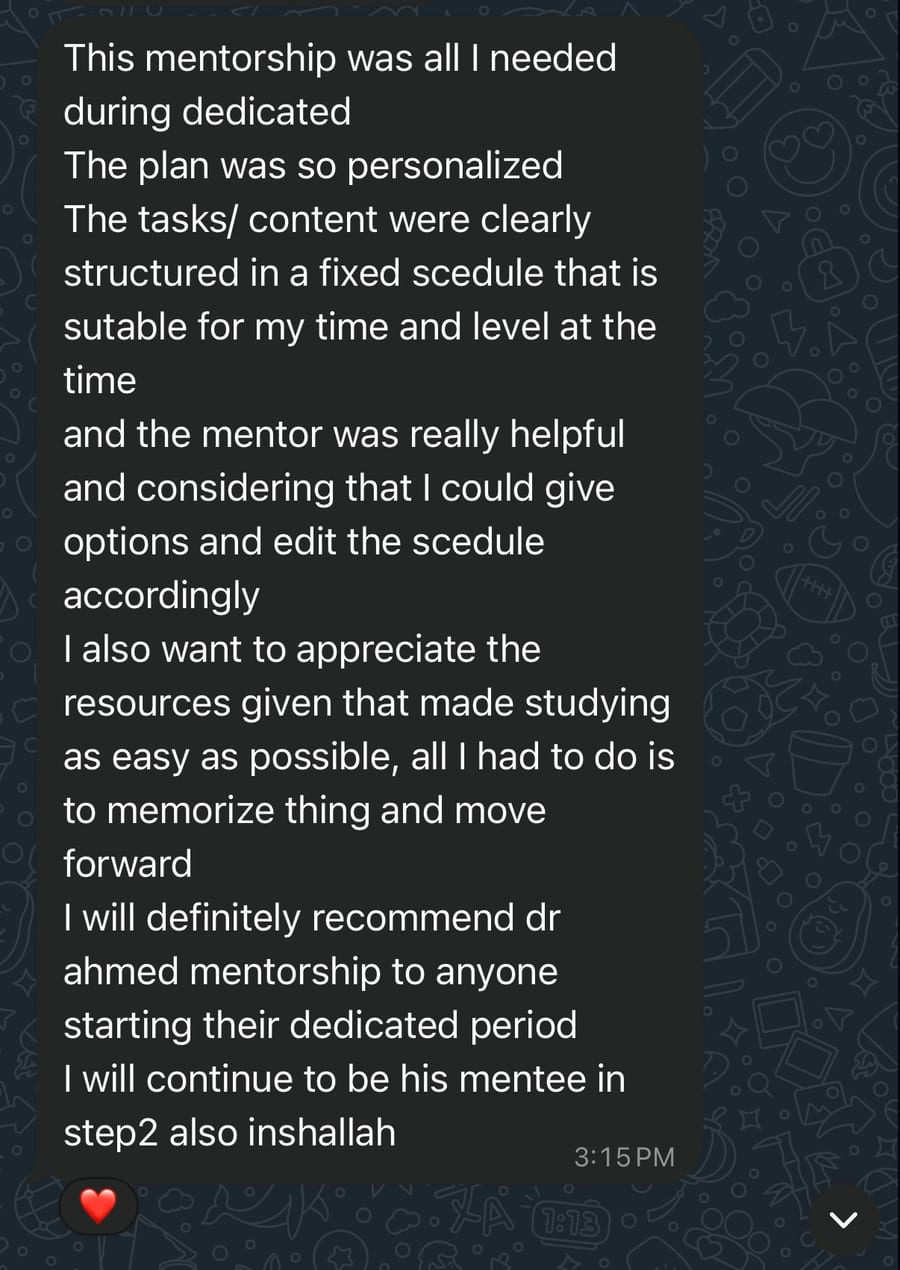 Student testimonial